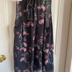 Torrid Black Floral Blouse